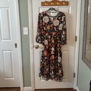 Floral Print Women's Dress